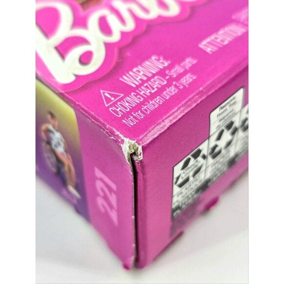 65th Anniversary Barbie Fashionistas Doll #221 Wearing Red Dress & Accessories - Picture 12 of 14